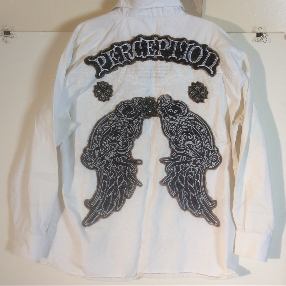Impervious Perception Embroidered Shirt *STAINS